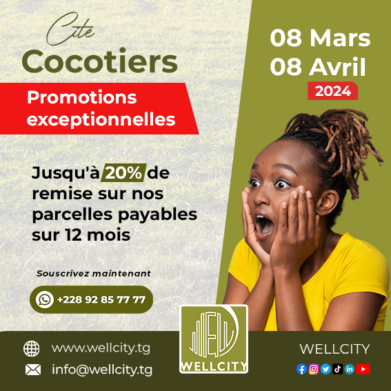 Promotion 8 Mars au 8 Avril 2024